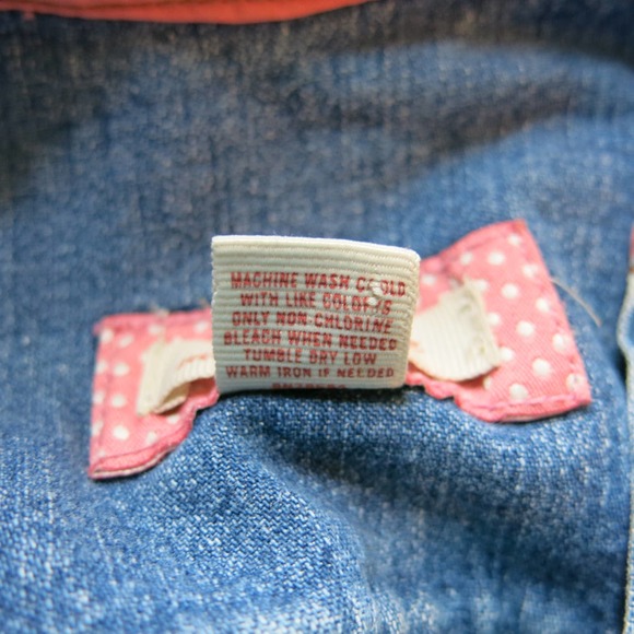 ABERCROMBIE Hooded Jean Jacket Size XL Girls Zipper Pockets Denim Blue - Picture 14 of 14